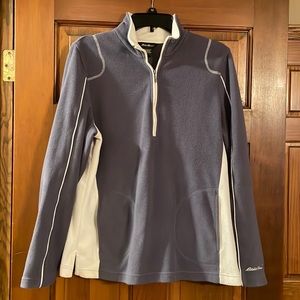 Quarter zip fleece pullover